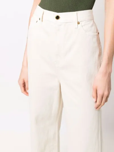 wide leg jeans off white