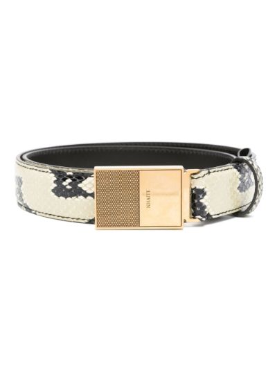 Michael kors snakeskin belt hotsell