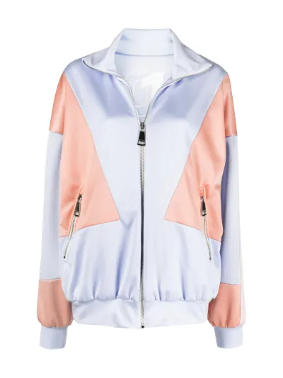 colour block track jacket
