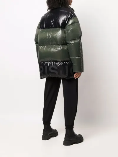 high shine bubble coat