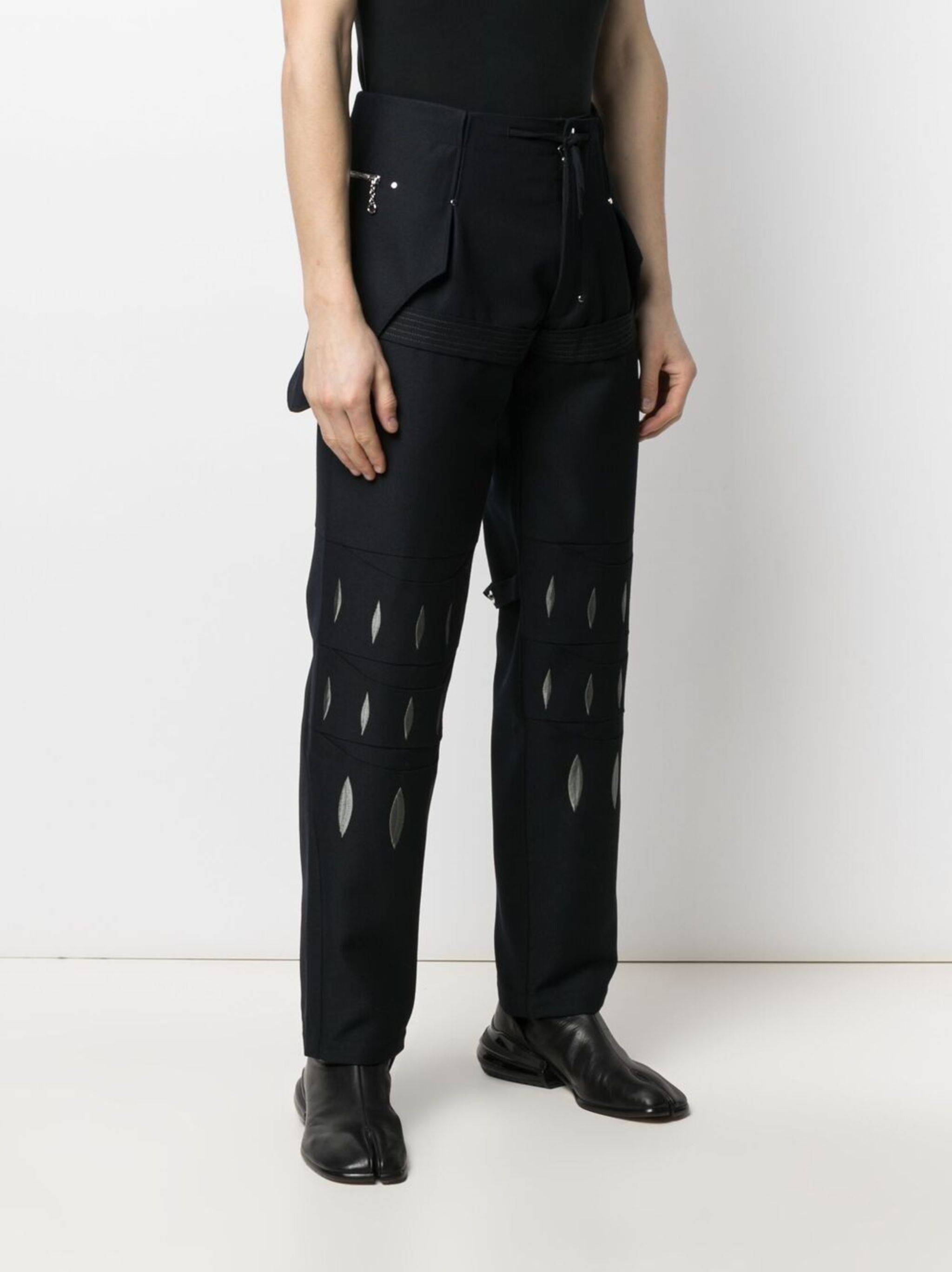 Kiko Kostadinov Arcadia embroidered trousers | Eraldo.com US