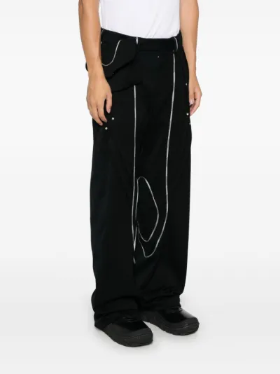 KIKO KOSTADINOV ブラックワイドパンツ 裾上げ済KIKO KOSTADINOV CHALICE TROUSER