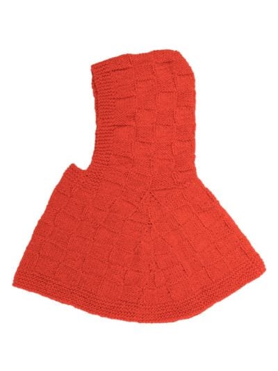 crochet-knit virgin wool blend balaclava | Kiko Kostadinov