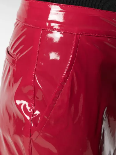 Kirin Pantaloni in vernice rosso | MODES