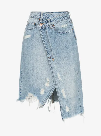 ksubi rap midi skirt