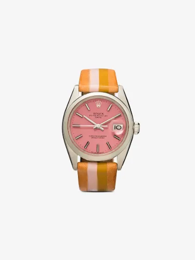 La Californienne Reworked Vintage Rolex Oyster Perpetual Date watch | Browns