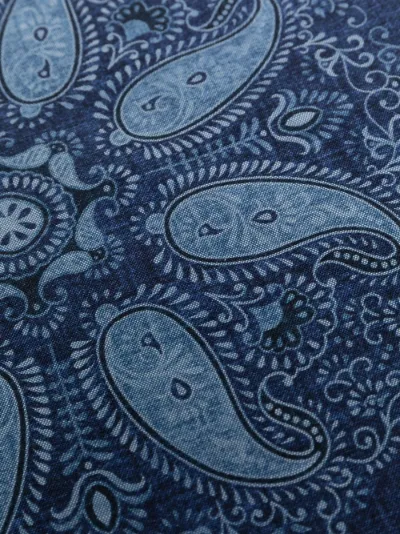 denim paisley print scarf | Lady Anne 