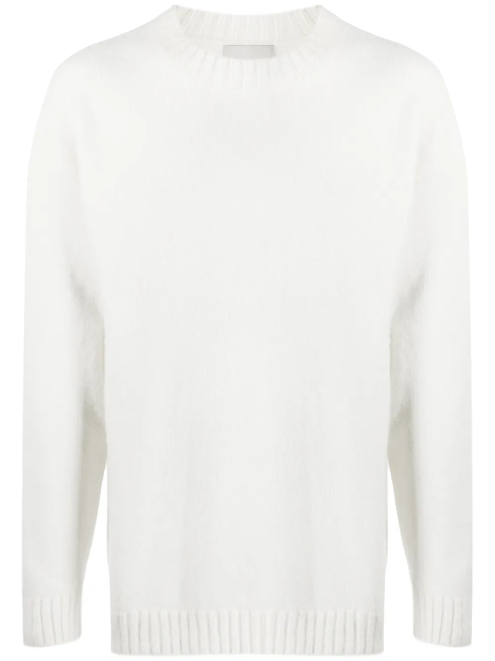 fine knit crew neck jumper
