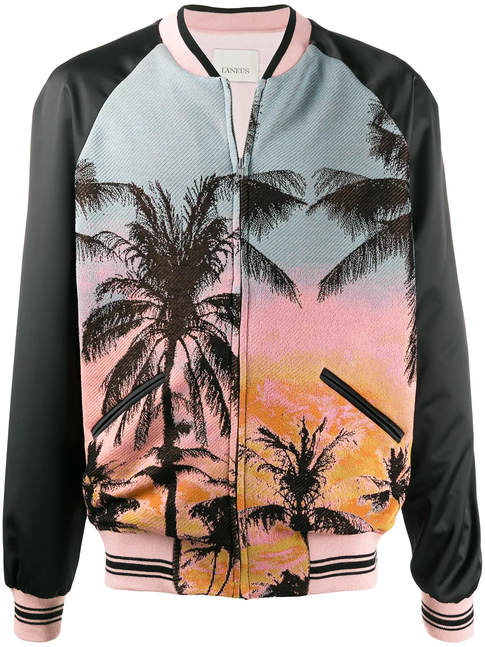 palm tree bomber jacket