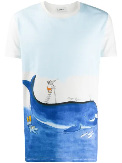 lanvin elephant t shirt