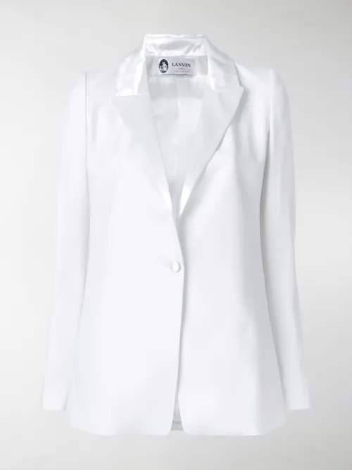Lanvin - Blazer con revers di raso