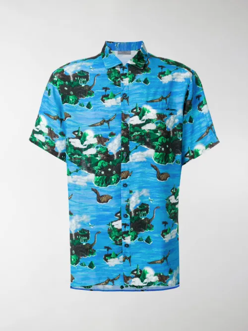 Lanvin - Camicia con stampa hawaiana