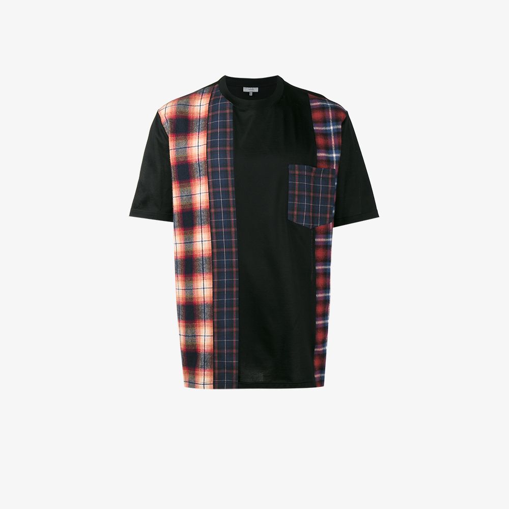 black panel shirt