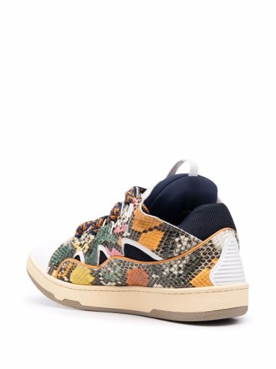 Lanvin on sale snakeskin sneakers