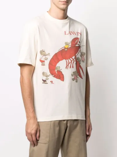 lanvin lobster t shirt