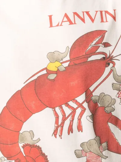 lanvin lobster t shirt