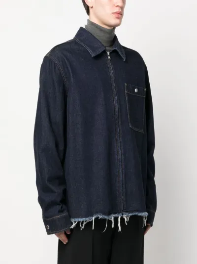 Cut up best sale denim jacket