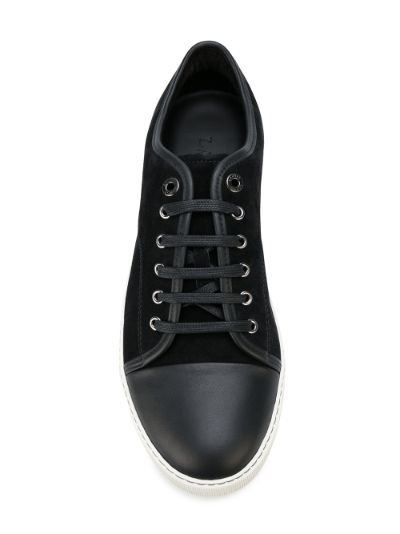 lanvin toe capped sneakers