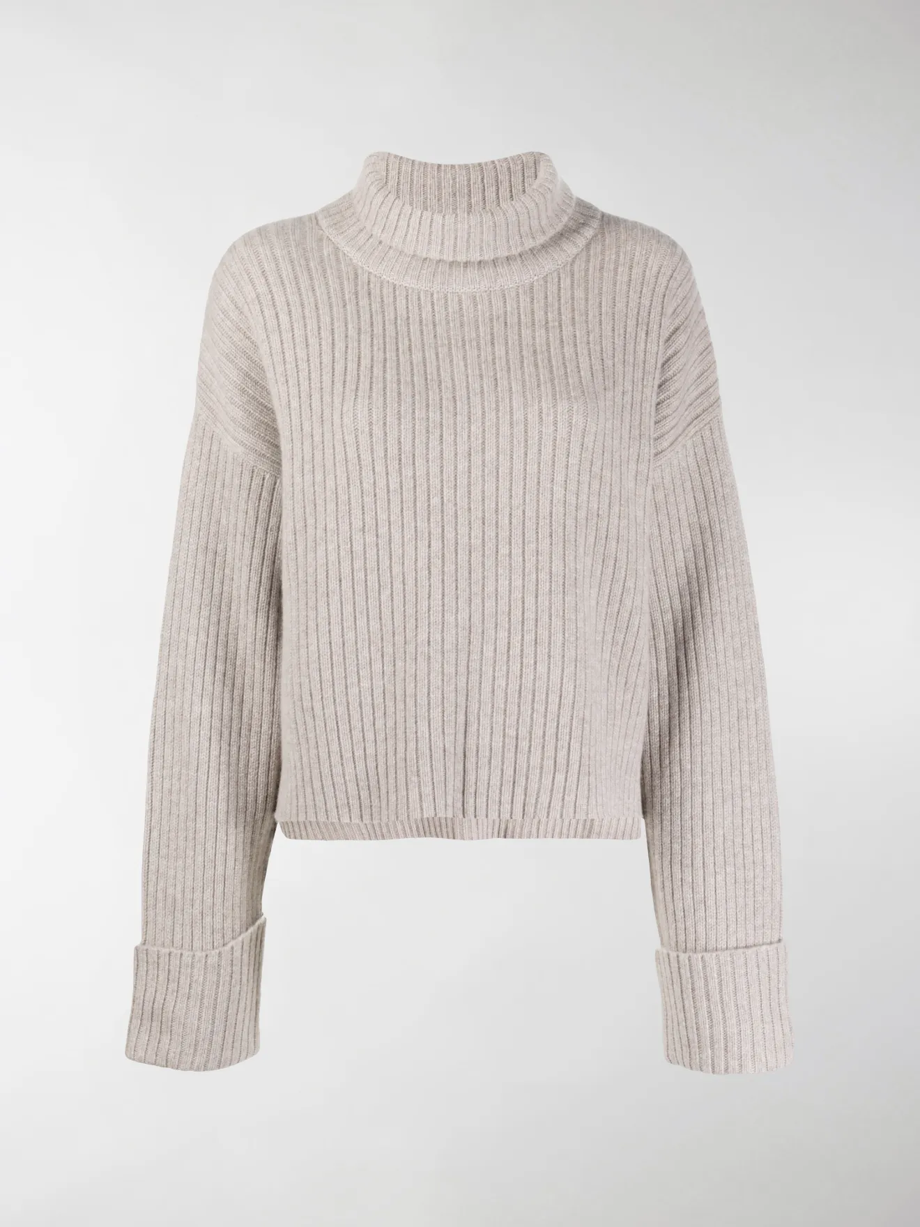 ribbed roll neck