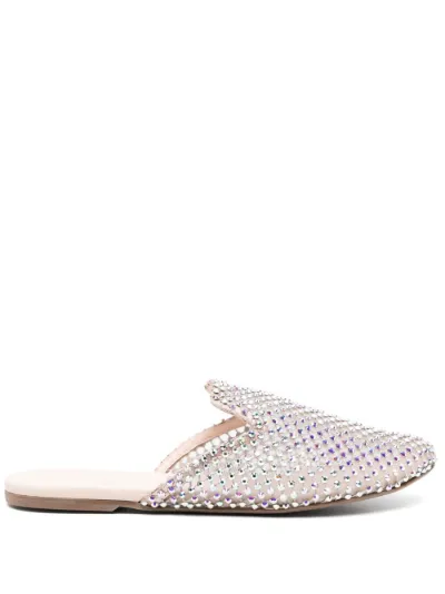 Embellished mules flat online