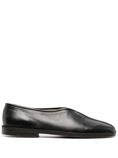 20mm square-toe piped leather loafers | LEMAIRE | Eraldo.com AQ