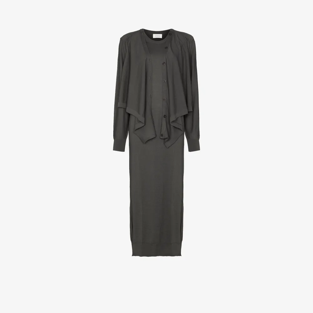 lemaire cardigan dress