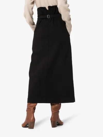 lemaire denim skirt