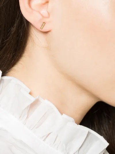 ankh gold earrings