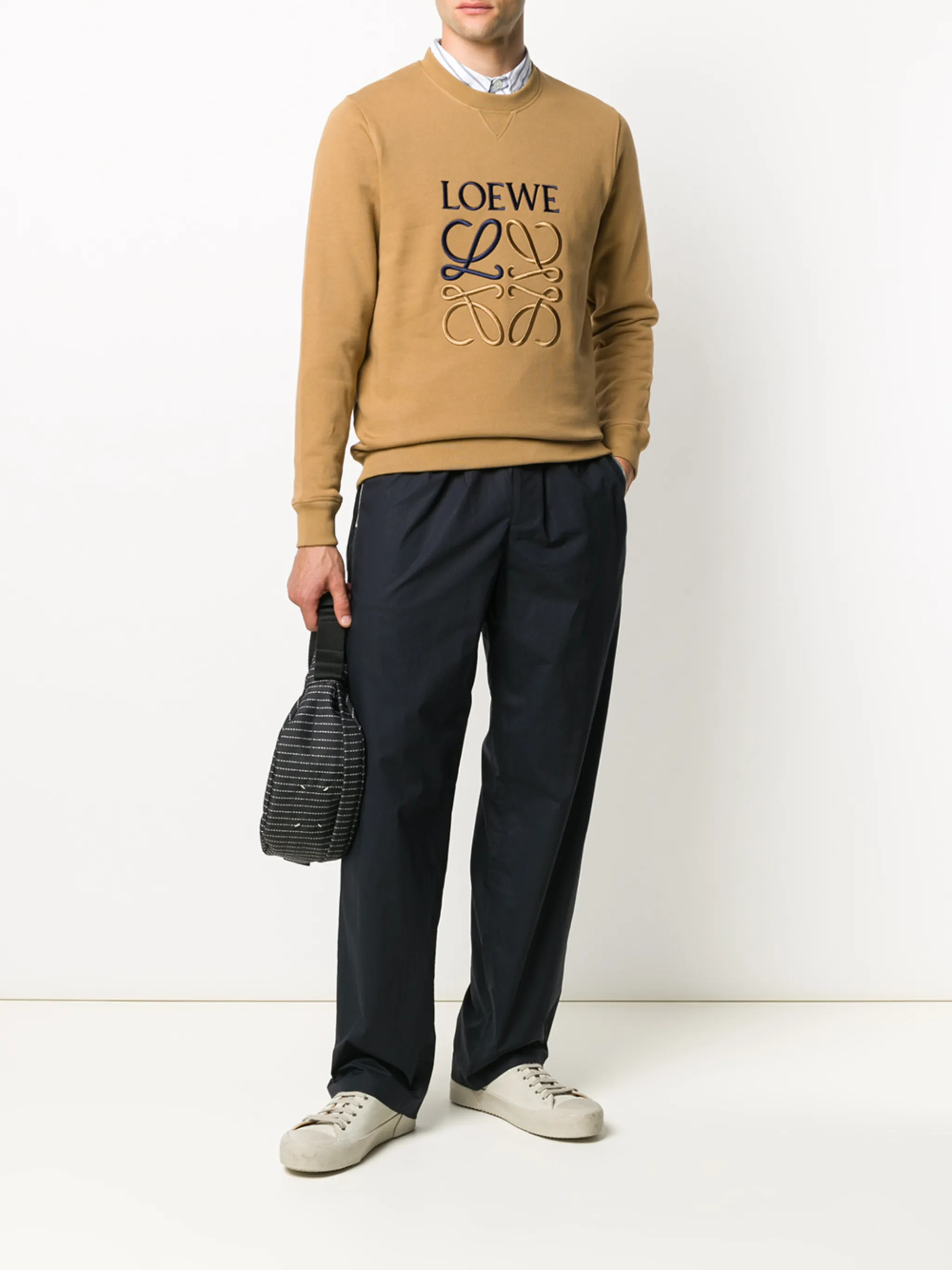 LOEWE Anagram-embroidered sweatshirt | Eraldo.com US 