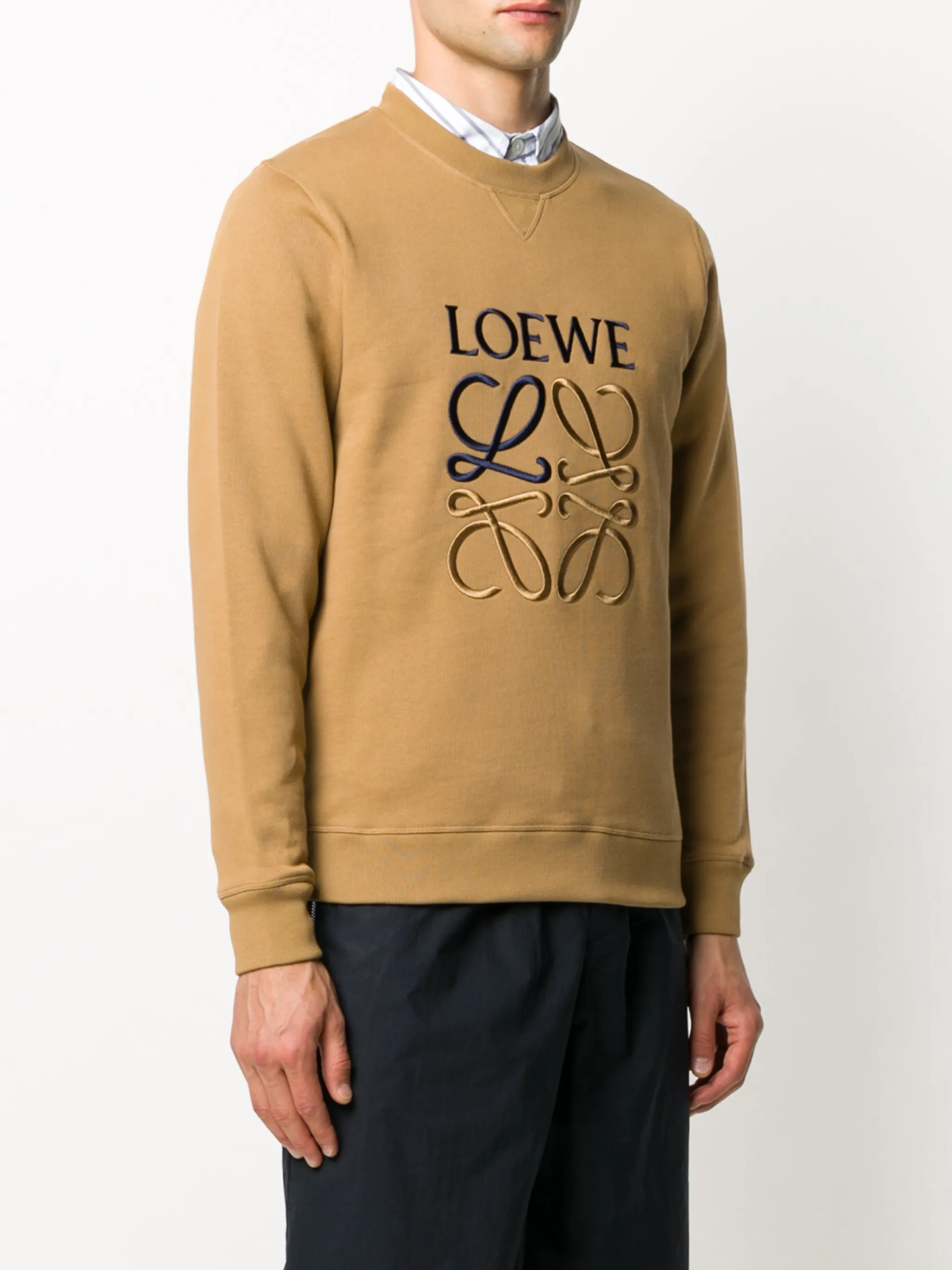 LOEWE Anagram-embroidered sweatshirt | Eraldo.com US 