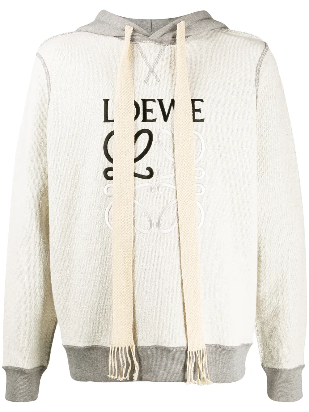 LOEWE Anagram embroidery hoodie | Eraldo.com US