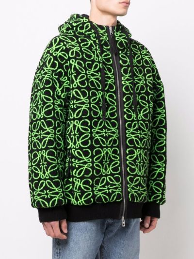 Anagram-jacquard hooded jacket | LOEWE | Eraldo.com FR