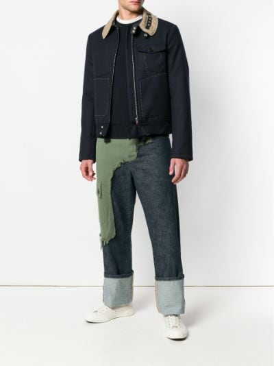 asymmetric cargo jean trousers | LOEWE | Eraldo.com