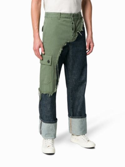 asymmetric cargo jean trousers | LOEWE | Eraldo.com