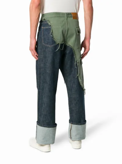 asymmetric cargo jean trousers | LOEWE | Eraldo.com