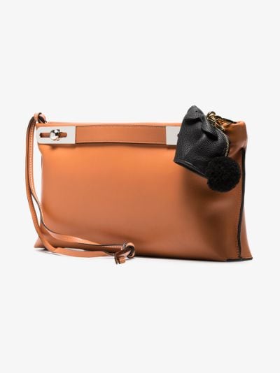Loewe Black bunny leather bag charm | Browns
