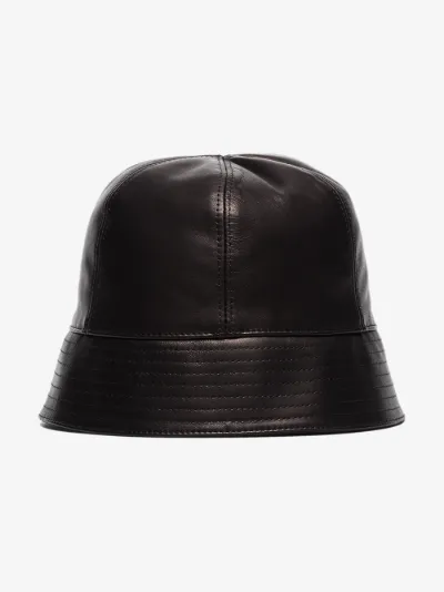 loewe leather bucket hat