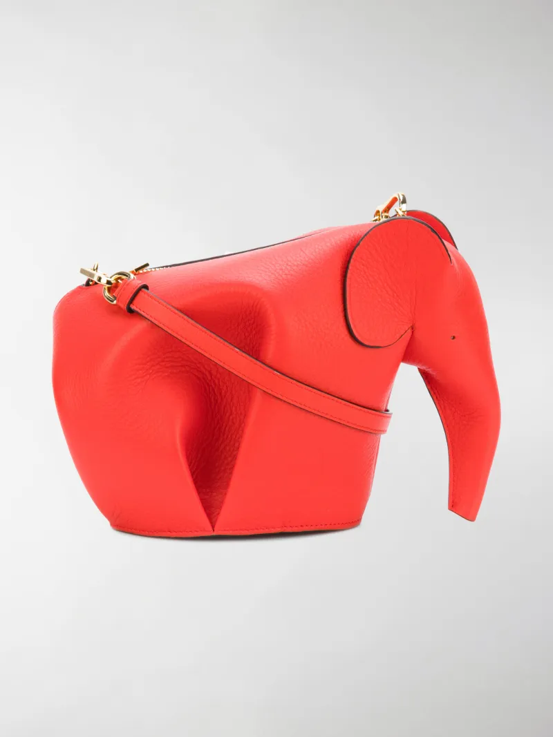 LOEWE Borsa Elephant mini rosso | MODES