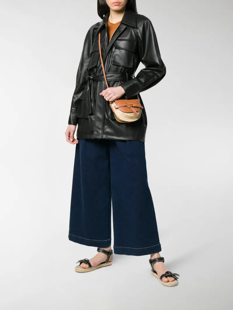 loewe small straw tote