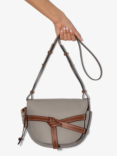 small grey shoulder bag