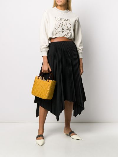 LOEWE handkerchief hem pleated skirt | Eraldo.com AQ