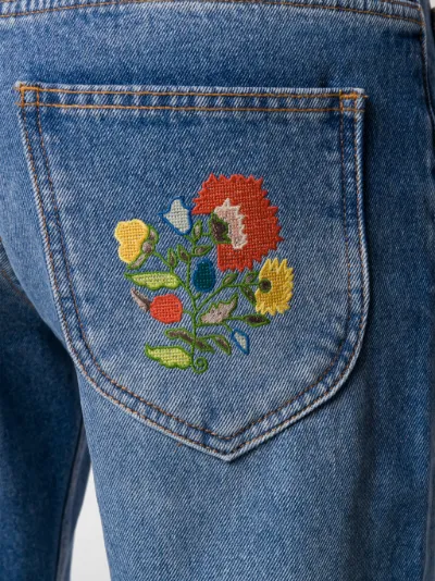 LOEWE Jeans con ricamo blu | MODES