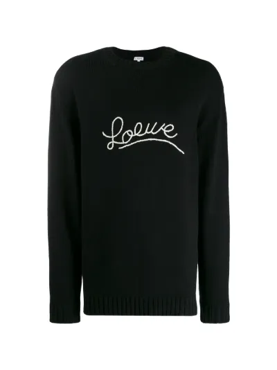 関税込み【LOEWE】Logo-Embroidered Cotton-Jersey Sweatshirt LOEWE - Logo-Embroidered Cotton-Jersey Sweatshirt - Curated