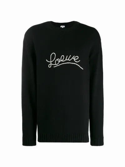 LOEWE logo embroidered sweater | Eraldo.com US