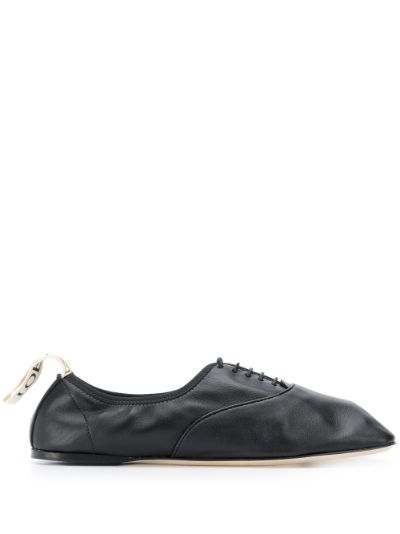 soft leather ballet pumps