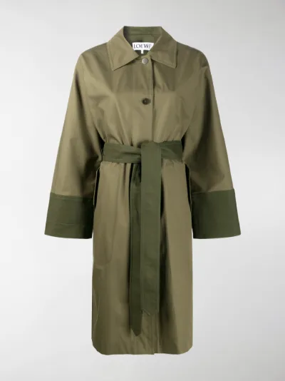 loewe green coat