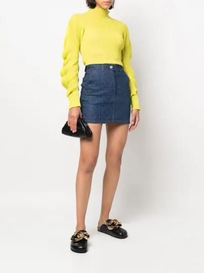 Anagram print denim skirt | Loewe (VIP 