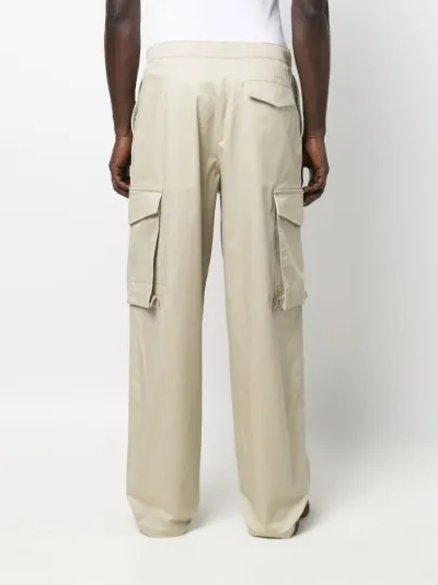 embroidered Anagram cargo trousers 