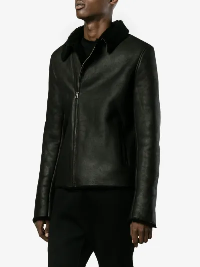 Lot78 shearling lined leather jacket | Browns Lot78 shearling lined leather jacket | Browns