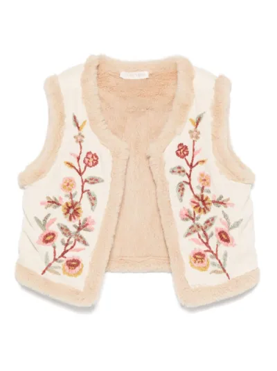 Louise Misha Vest Bianca Cream Louise Misha Vest Bianca Cream